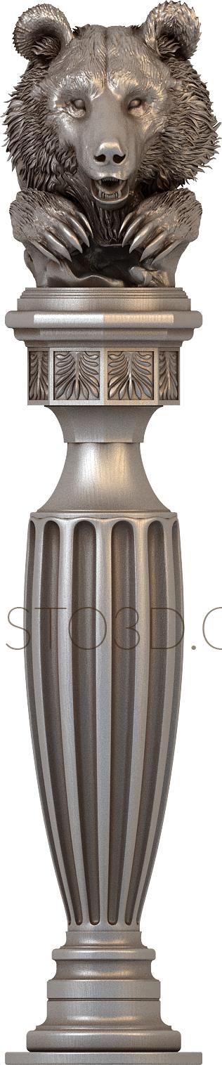 Pillar (ST_0289) 3D model for CNC machine