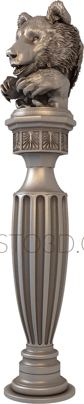 Pillar (ST_0289) 3D model for CNC machine