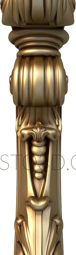 Newels (SZ_0003) 3D model for CNC machine