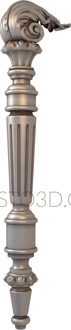 Newels (SZ_0086) 3D model for CNC machine