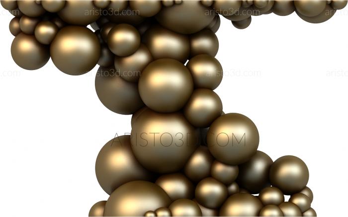 Balls. Free examples of 3d stl models (Balls. Download free 3d model for cnc - USSTL_0168) 3D
