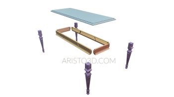 Tables (STL_0187) 3D model for CNC machine