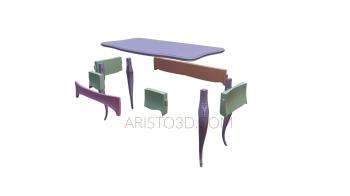 Tables (STL_0204) 3D model for CNC machine