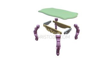 Tables (STL_0211) 3D model for CNC machine