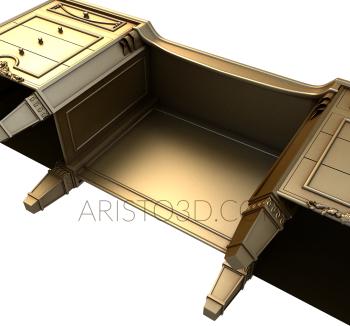 Tables (STL_0229) 3D model for CNC machine