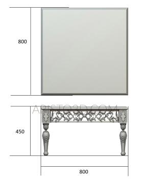 Tables (STL_0300) 3D model for CNC machine