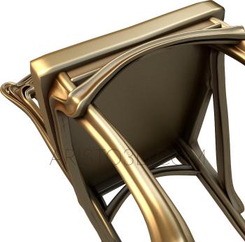 Chair (STUL_0013) 3D model for CNC machine