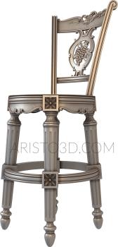 Chair (STUL_0018) 3D model for CNC machine