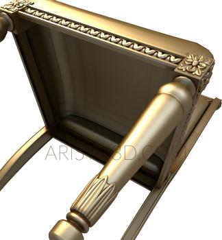 Chair (STUL_0038) 3D model for CNC machine
