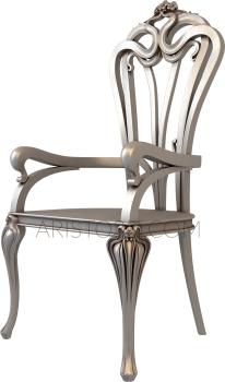 Chair (STUL_0046) 3D model for CNC machine
