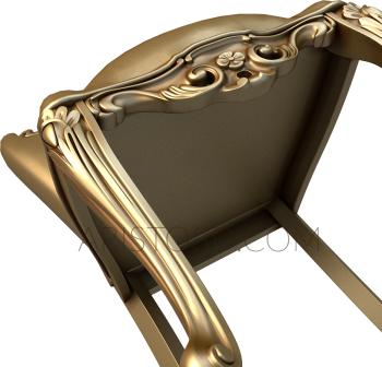 Chair (STUL_0047) 3D model for CNC machine