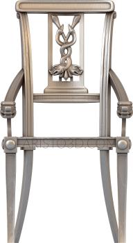 Chair (STUL_0049) 3D model for CNC machine
