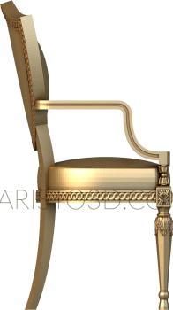 Chair (STUL_0053) 3D model for CNC machine