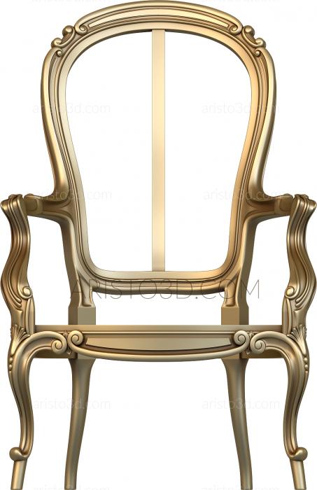 Chair (STUL_0058) 3D model for CNC machine