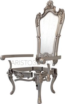 Chair (STUL_0060) 3D model for CNC machine