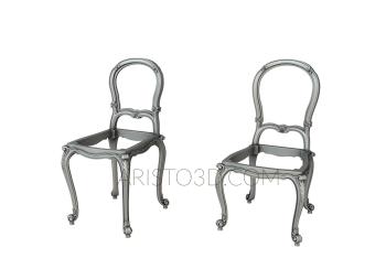 Chair (STUL_0061) 3D model for CNC machine