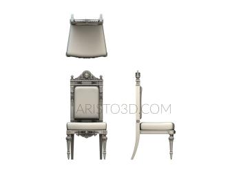 Chair (STUL_0063) 3D model for CNC machine