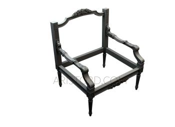 Chair (STUL_0067) 3D model for CNC machine
