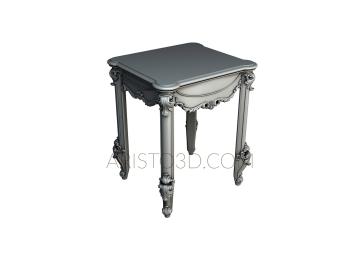 Chair (STUL_0068) 3D model for CNC machine