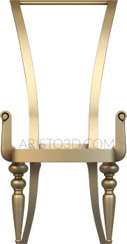 Chair (STUL_0074) 3D model for CNC machine