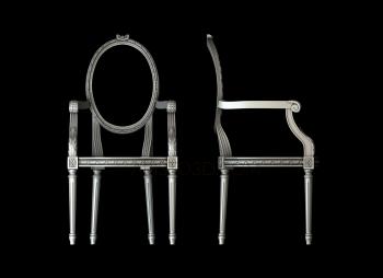 Chair (STUL_0077) 3D model for CNC machine