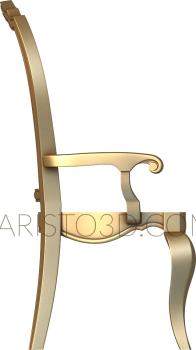 Chair (STUL_0095) 3D model for CNC machine