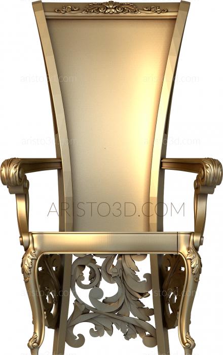 Chair (STUL_0097) 3D model for CNC machine