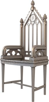Chair (STUL_0099) 3D model for CNC machine