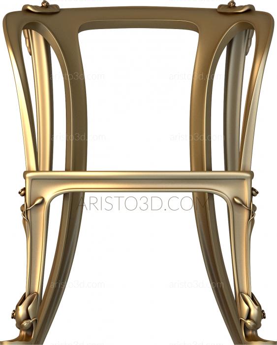 Chair (STUL_0102) 3D model for CNC machine
