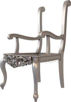 Chair (STUL_0112) 3D model for CNC machine