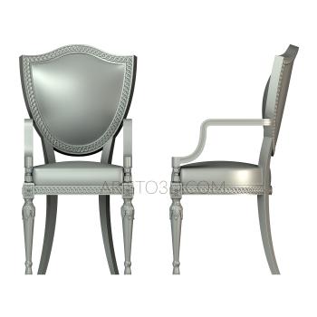 Chair (STUL_0121) 3D model for CNC machine