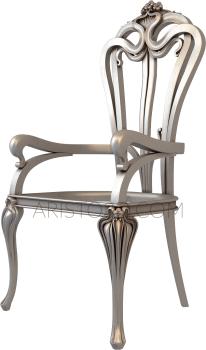Chair (STUL_0127) 3D model for CNC machine