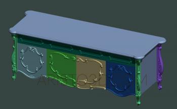 Stand (TM_0140) 3D model for CNC machine